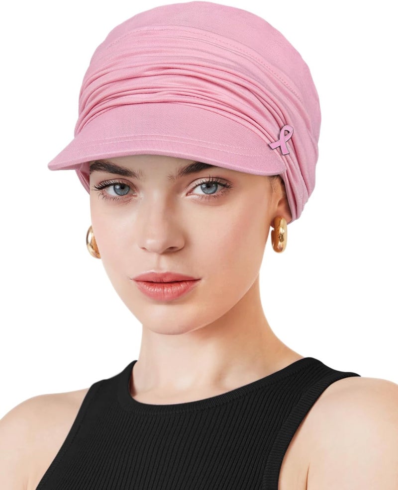 Awefeel Chemo Headwear Viscose Newsboy Cap for Women Fall and Winter Hats - Image 1